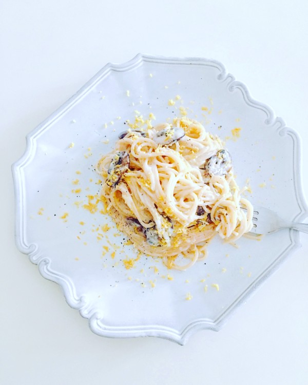 アーモンドミルククリームのレモンパスタ〈 Almond milk cream of lemon pasta〉 VEGAN LIFE STYLE