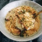 豆乳で作るきのこのリゾット〈Vegan soy milk mushroom risotto〉